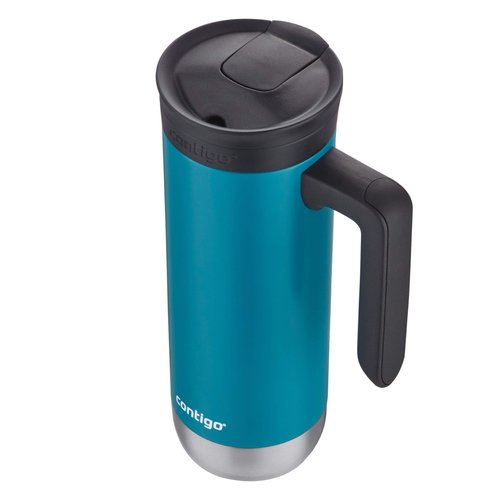 Contigo Byron Vacuum-Insulated Stainless Steel Travel Mug 2-Pack & Superior 2.0 Stainless Steel Travel Mug with Handle and Leak-Proof Lid, Double-Wall Insulation Keeps Drinks Hot up to 7 Hours