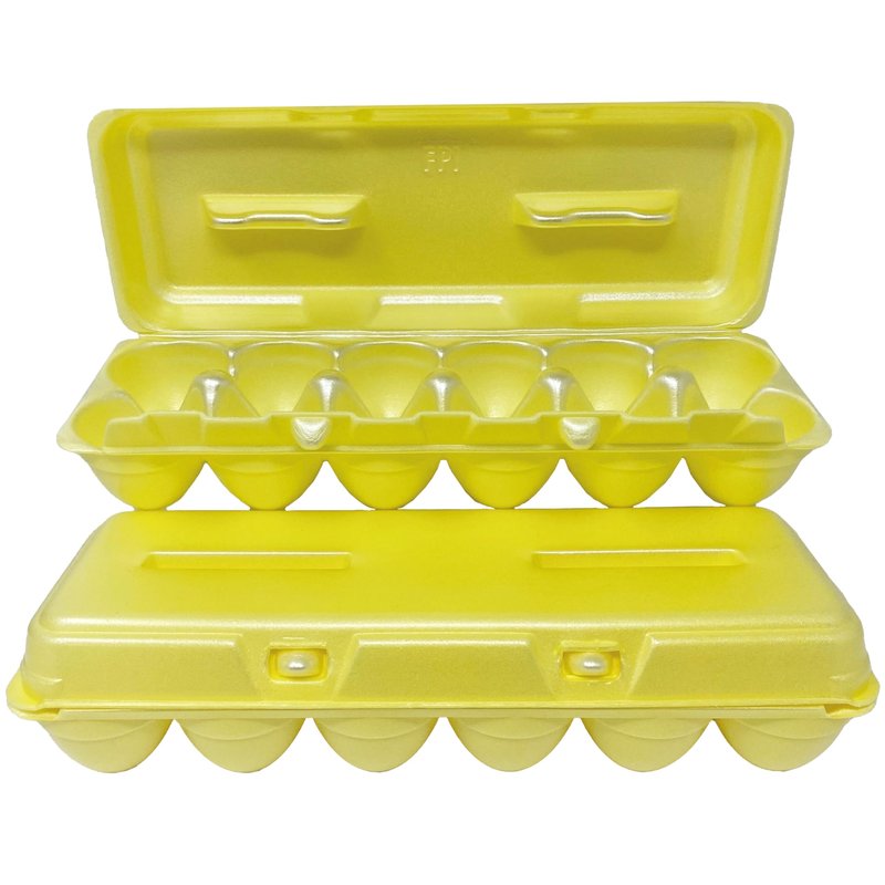 Cackle Hatchery Foam Egg Cartons for Chicken Eggs Holds 1 Dozen Eggs (Assorted, 50pk)