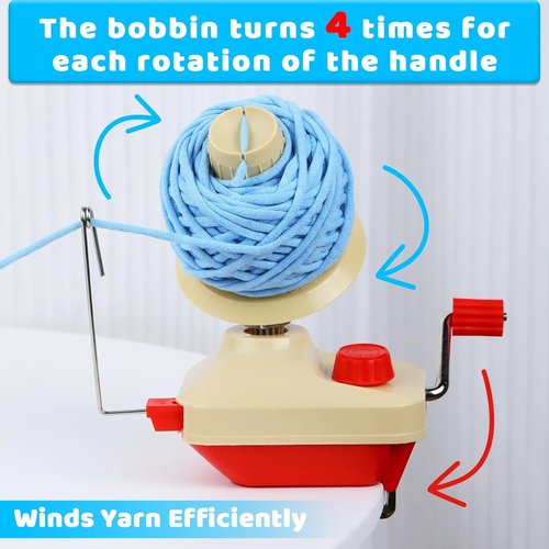 BUTUZE Yarn Winder - Manual Ball Winder for Crocheting | Quick and Efficient Yarn Maker Tool