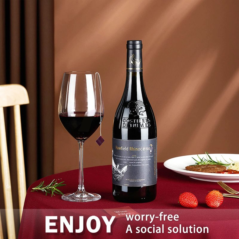 Wine Purifier To Reduce Sulfite And Histamine: Alleviates headaches, Prevent Wine Sensitivities – Wine Wand Alternative(Bottle of 2)