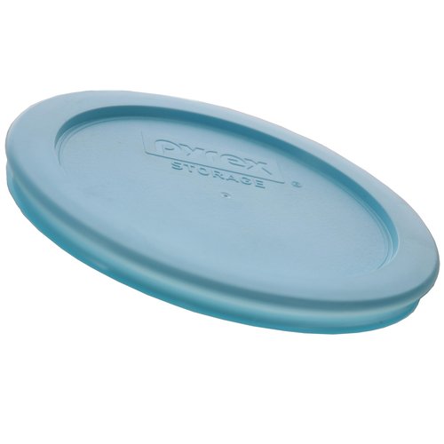 Pyrex 7200-PC 2-Cup Splash Blue Food Storage Replacement Lid (2-Pack) - Made in USA
