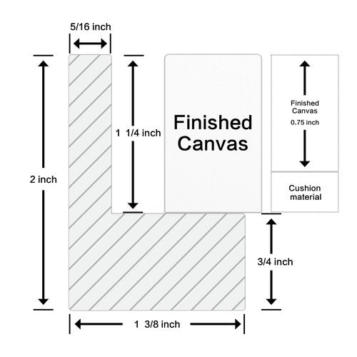 Canvas Floater Frame Fits 1”–1.25”Deep Gallery-Wrapped Canvas, Floating Picture Frame for Wall Art, Posters, Oil Paintings and Prints, PS Wood Grain Look Frames with Hanging kit 12X24 inch Black