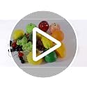 24-Piece Realistic Fake Fruit Set for Home Decor & Parties