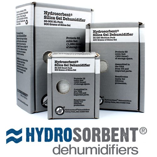 Hydrosorbent 66 Cubic Feet Silica Gel 900 g Pack of 2