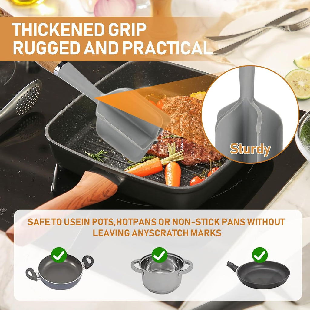 Skiennix Meat Chopper - Heat Resistant Nylon Hamburger Masher for Ground Beef & Potatoes
