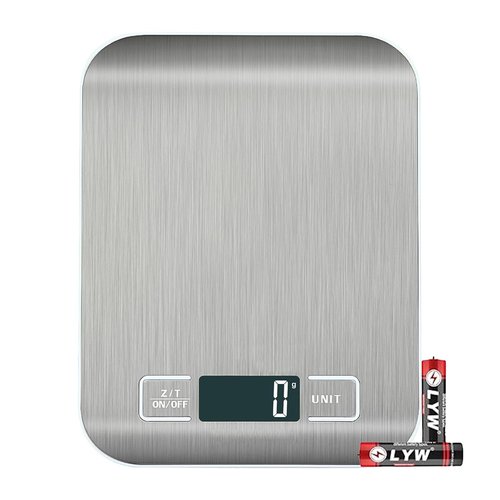 Digital Kitchen Scale by [Brand Name] - 5kg/11lb Capacity | Accurate Grams & Ounces Measurement for Baking, Cooking, Keto, and Meal Prep - Durable 304 Stainless Steel