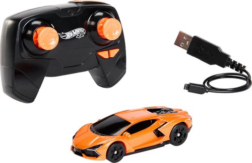Hot Wheels | Remote-Control Lamborghini Revuelto RC Toy Car - 1:64 Scale, USB Rechargeable, Turbo Boost for Races & Stunts