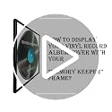 6-Pack High Gloss Vinyl Record Album Frames, 12.5x12.5 Inch Black Display