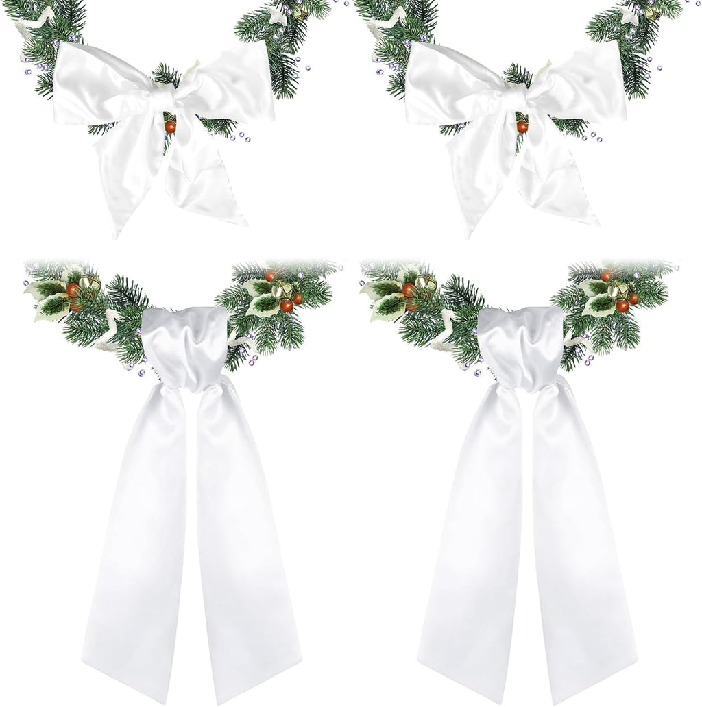 Regine Switzerland Wreath Sash - 4PCS Blank Embroidery Accessories for Christmas & Weddings