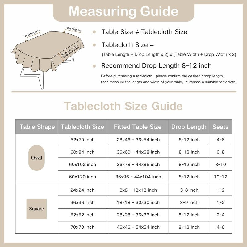 Wolkemer Shiny Oval Jacquard Tablecloth 60 x 84 Inch Beige Floral Countryside Leaves Damask Patterns Table Cloth Glossy Fabric Table Cover for Dinner Kitchen