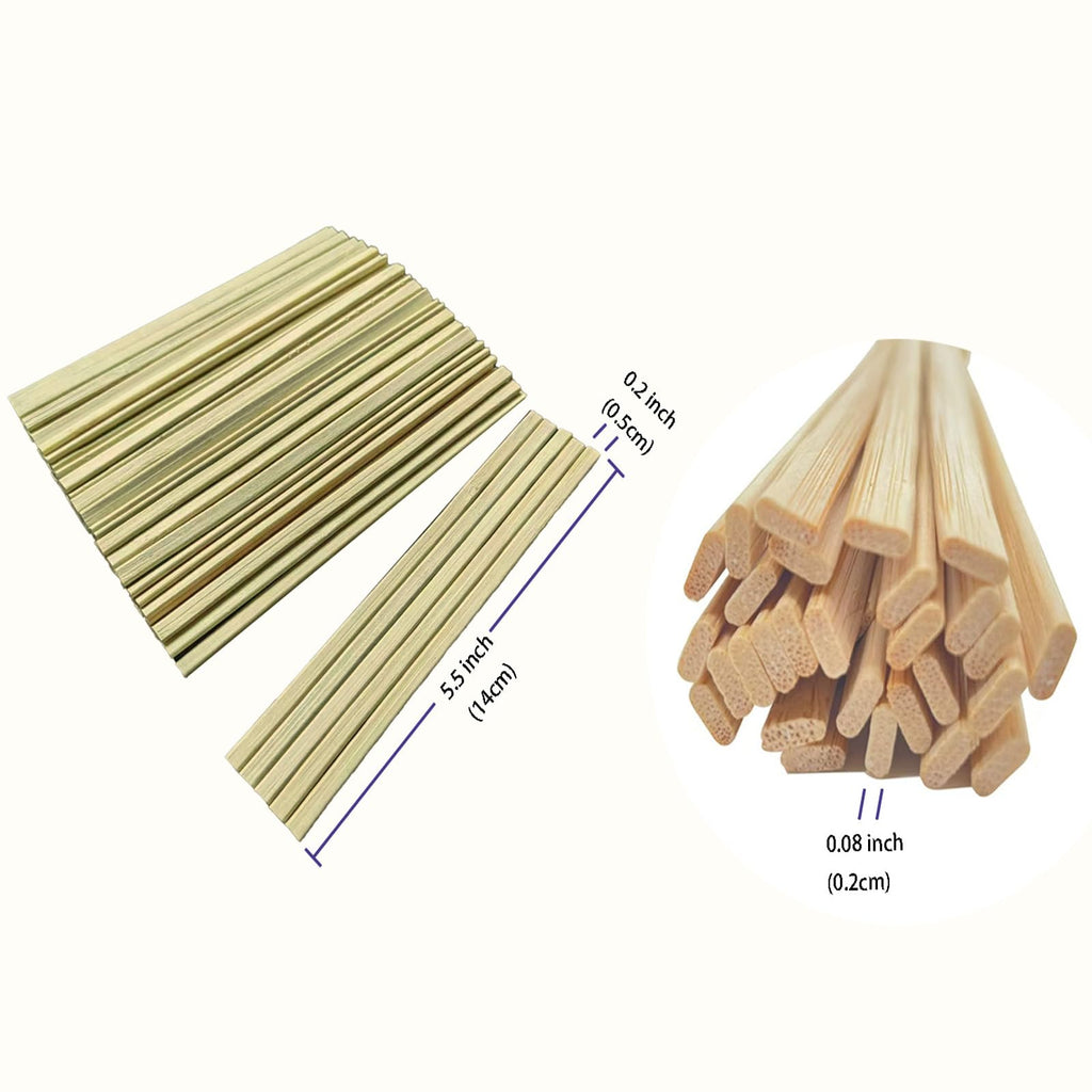 1000 Pcs Bamboo Coffee Stirrers, 5.5 Inch Disposable Coffee Stir Sticks, Coffee Stir with Smooth End, Stir Sticks for Coffee Bar, Stirrers for Cocktail, Hot Drinks, Coffee Bar Accessories (5.5")