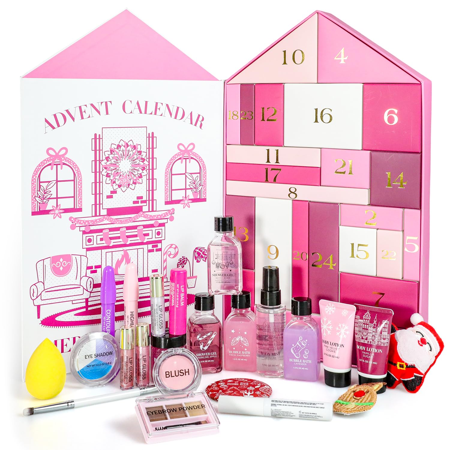 Skiennix Makeup Advent Calendar 2025 - Ultimate Beauty Gift Set for Women & Teens | Skincare Essentials