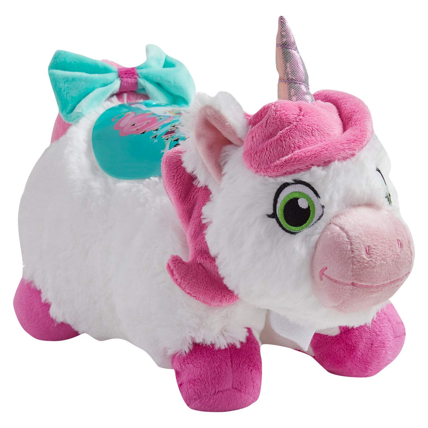 Pillow Pets Nickelodeon Nella The Princess Knight Trinket Sleeptime Lites, White