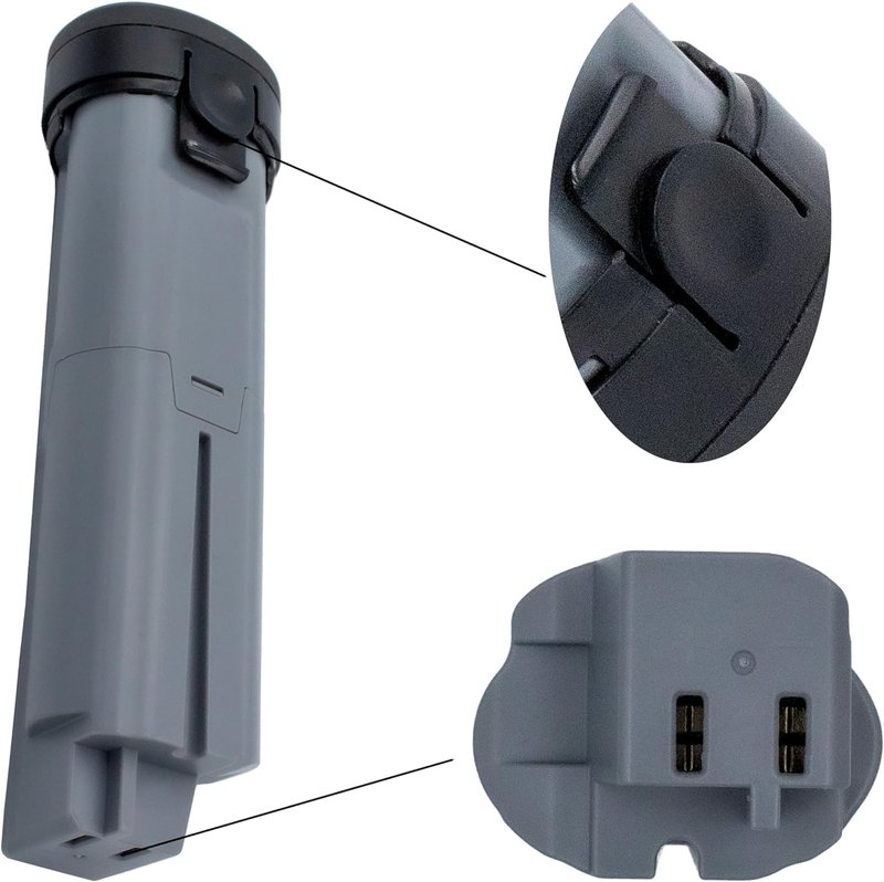 TAWUZUOR XSBT420 Rechargeable Li-ion Battery Compatible with Shark WS642AE WS642 WV401BL WS640 QV410QBL Wandvac Cordless Vacuum Cleaner 14.4V/1900mAh