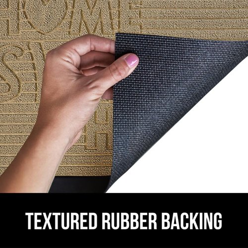 GORILLA GRIP Waterproof All-Season WeatherMAX Doormat - Stain & Fade Resistant, 29x17, Easy Clean
