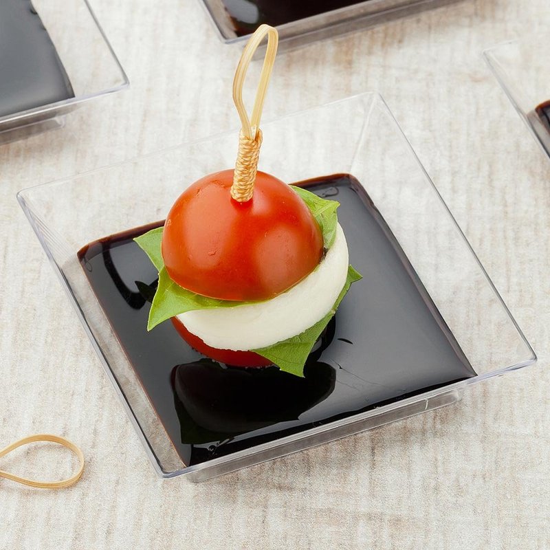 Restaurantware-2.5 Inch Hoop Bamboo Skewers, 1000 Sturdy Disposable Bamboo Food Picks - Sturdy, Hoop Design, Bamboo Appetizer Picks, Sustainable, For Serving Appetizers and Cocktail Garnishes