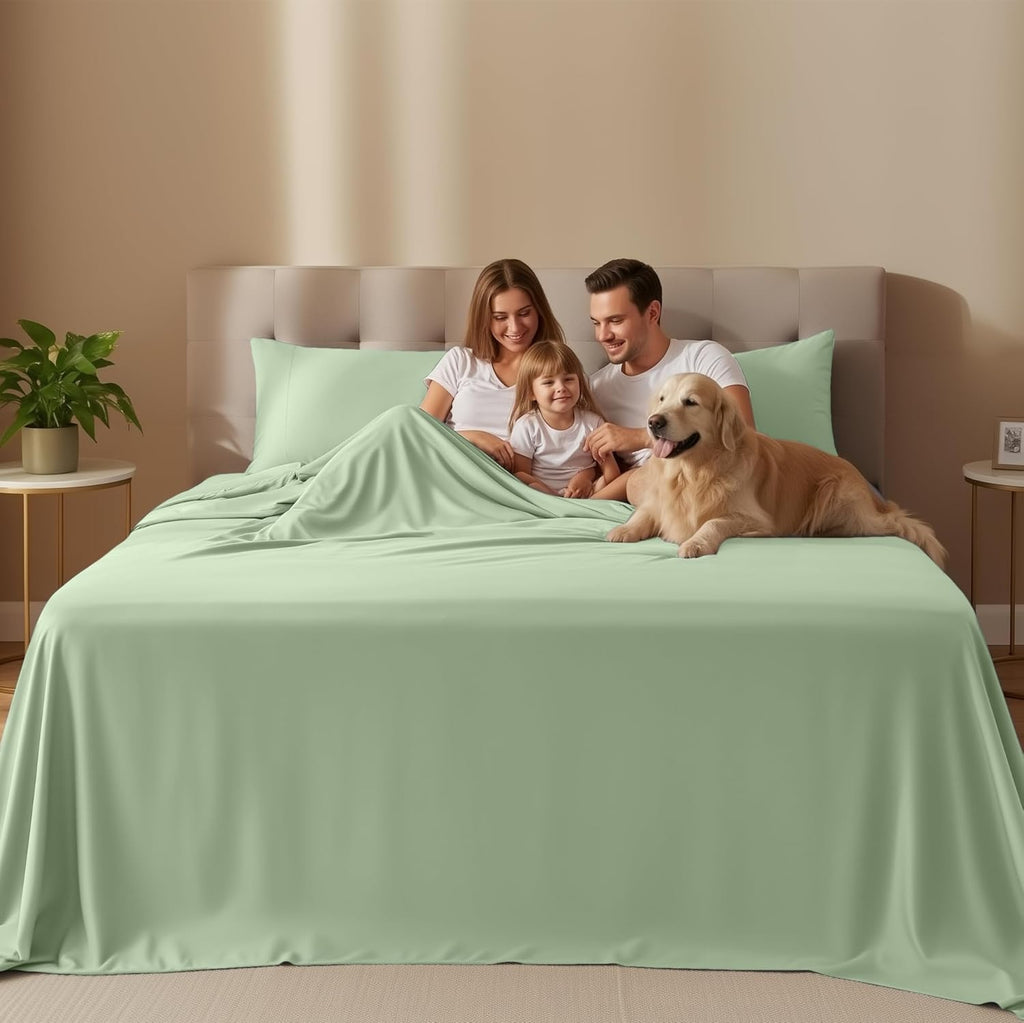 Utopia Bedding Twin Sheet Set - Soft & Breathable Microfiber | 3-Piece Bed Sheets in Sage