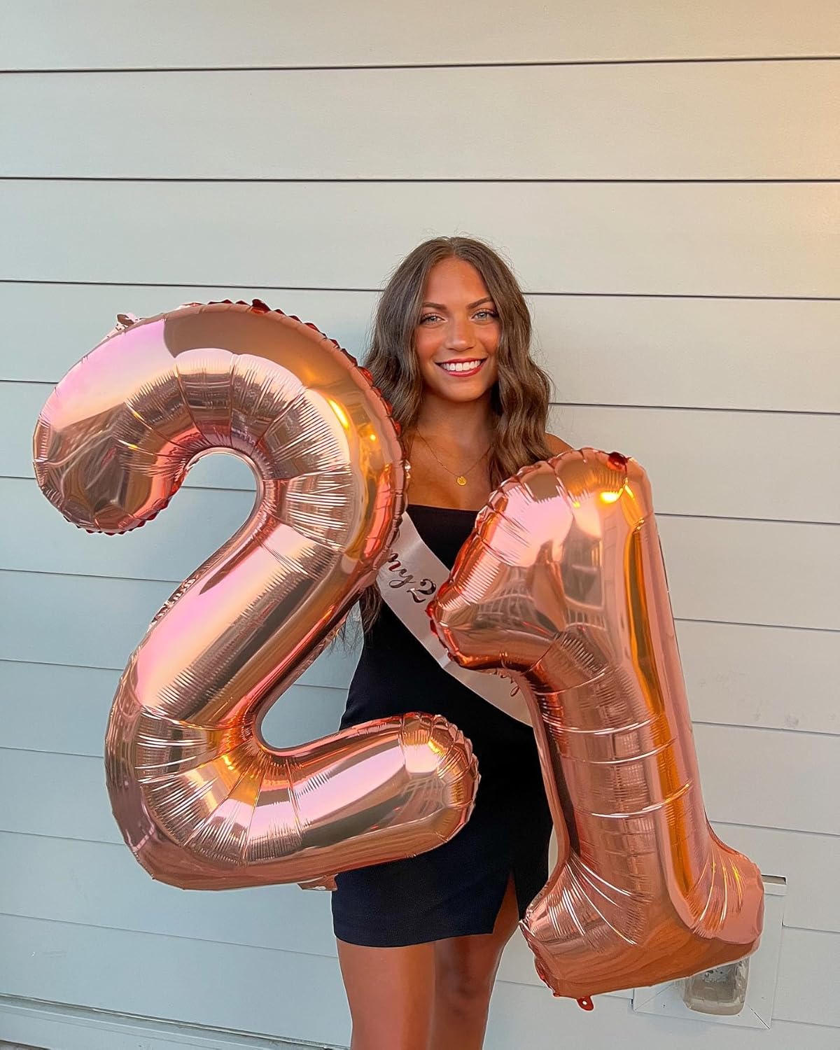 Rose Gold 40-Inch Number 1 Balloon - Perfect First Birthday Decoration for Boys & Girls
