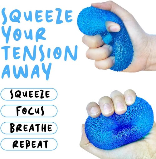 Donut Stress Ball - Cute Squishy Fidget Toy for Stress Relief | 2.75-Inch Size