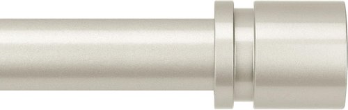 Byondeth Adjustable Curtain Rods - 16 to 60 Inches, 1-Inch Diameter, Brushed Nickel Finish