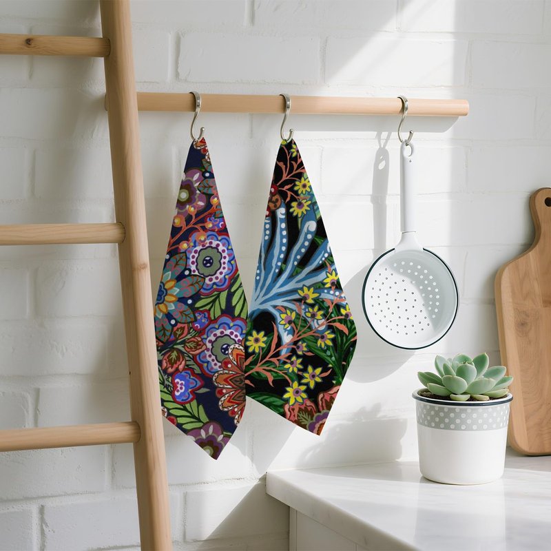 Hello Fall Kitchen Towels Dish Towel, Hello Pumpkin 18x26 inches 2 Pack, Reusable Autumn Kitchen Towels. Don't Scratch Dishes or Countertops, Suitable for Restaurants, Home Use, Farmhouse Decor.