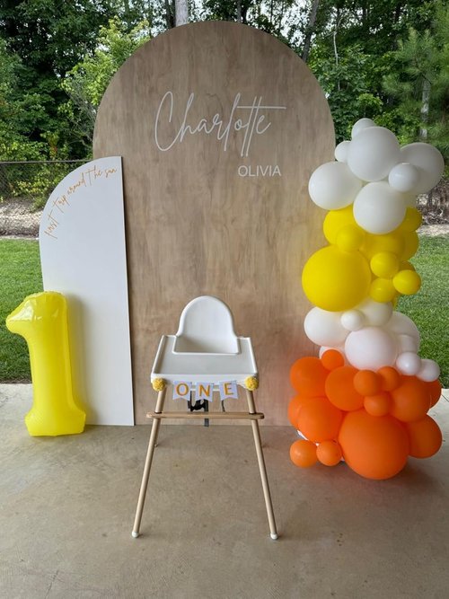 2 Numbers Balloon - 40 Inch Yellow Birthday Decor for 2nd, 12th, 21st Parties & Celebrations