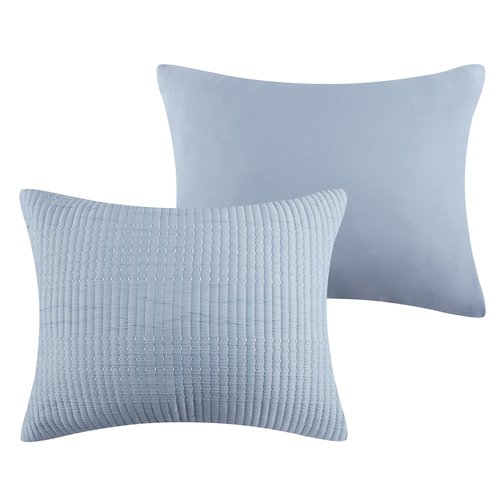 Greenland Home Textured Fashion Bedding Set, 2-Piece Twin/XL, Cosmo Chambray