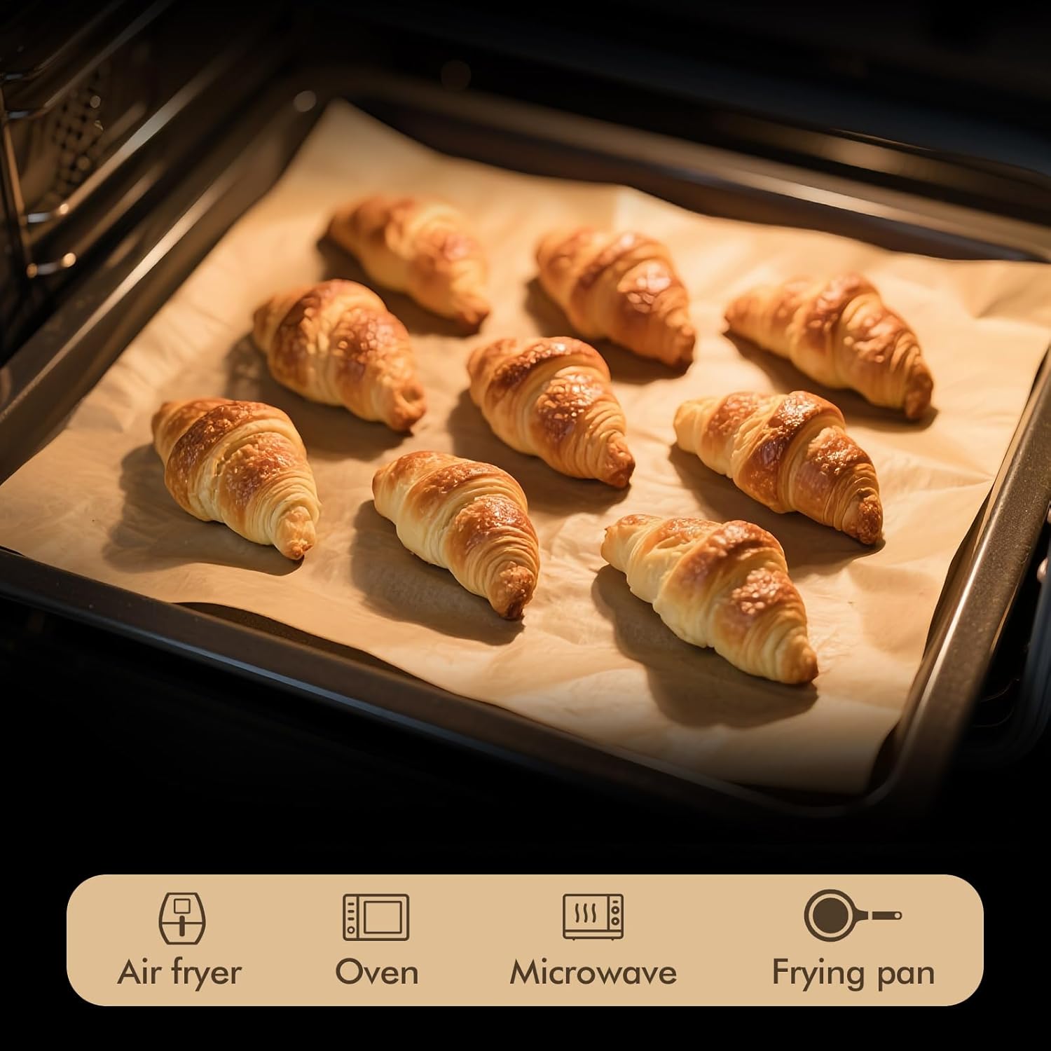 Unbleached Parchment Paper Sheets - 200 Pcs Precut Non-Stick for Baking | 9x13 Inches