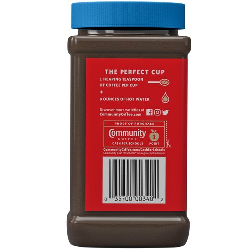 Community Coffee Breakfast Blend Instant Coffee, Medium Roast, 7 oz Jar (Pack of 1)