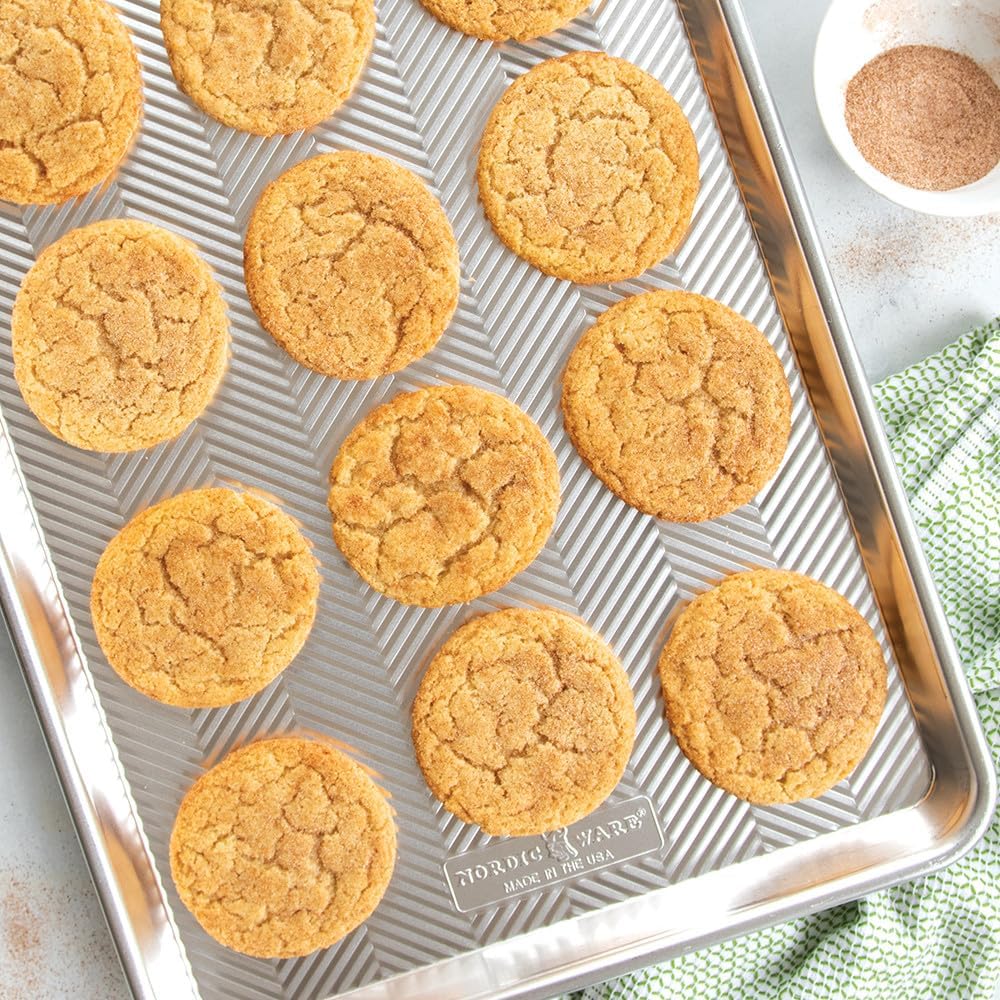 Nordic Ware Prism Half Sheet - Metallic Finish for Even Baking | Durable & Stylish Design
