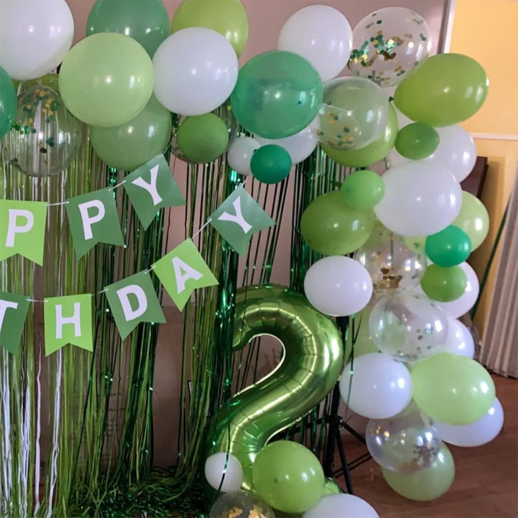 Regine Switzerland 40-Inch Green Number 9 Balloon - Large Foil Helium Decoration for Birthdays & Anniversaries