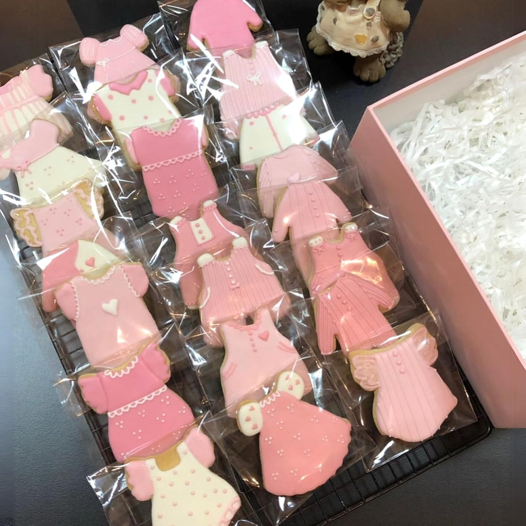 TEMLQPACK Clear Cellophane Bags - 100 Pcs 4 x 6 Inch for Cookies, Treats, & Party Favors