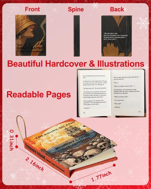 Bookish Advent Calendar 2025 by Unique Gifts | 25 Festive Ornaments for Book Lovers