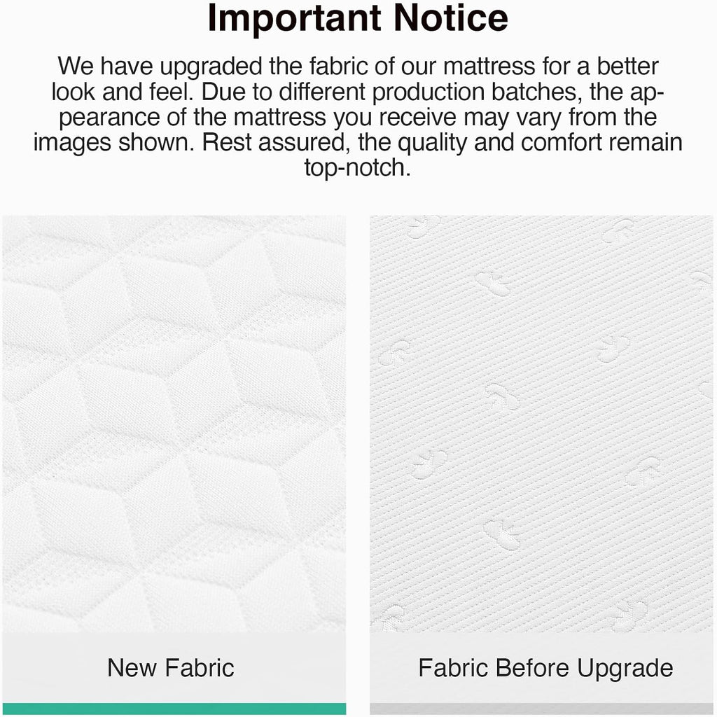 Novilla Twin Mattress - 6 Inch Memory Foam for Pressure Relief & Comfort | CertiPUR-US Certified