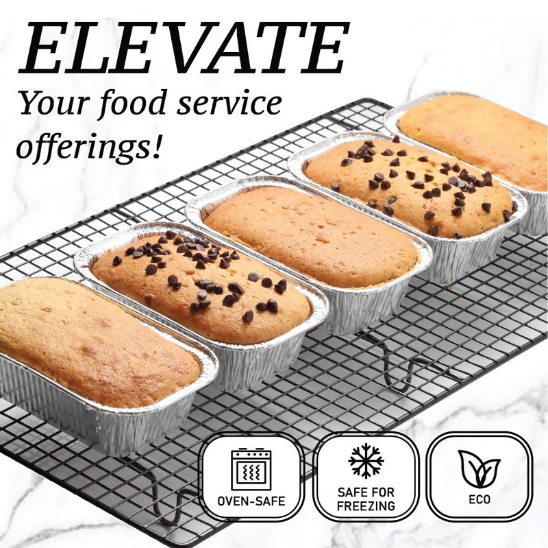 Spare Essentials (35 Pack) 1 Lb Aluminum Foil Mini Loaf Pans - Foil Bread Pans for Baking - Perfect to Bake Individual Bread Loaves, Cakes & Meat - 1 Pound Aluminum Loaf Pans - 6 x 3.5 x 2 Inches
