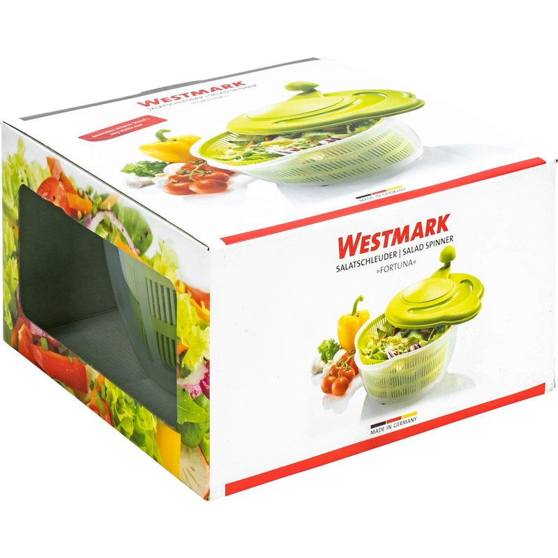 Westmark German Vegetable and Salad Spinner with Pouring Spout and Non-Slip Feet