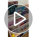4-Tier Kids Bookshelf and Toy Organizer with Storage Bins, Solid Pine Wood