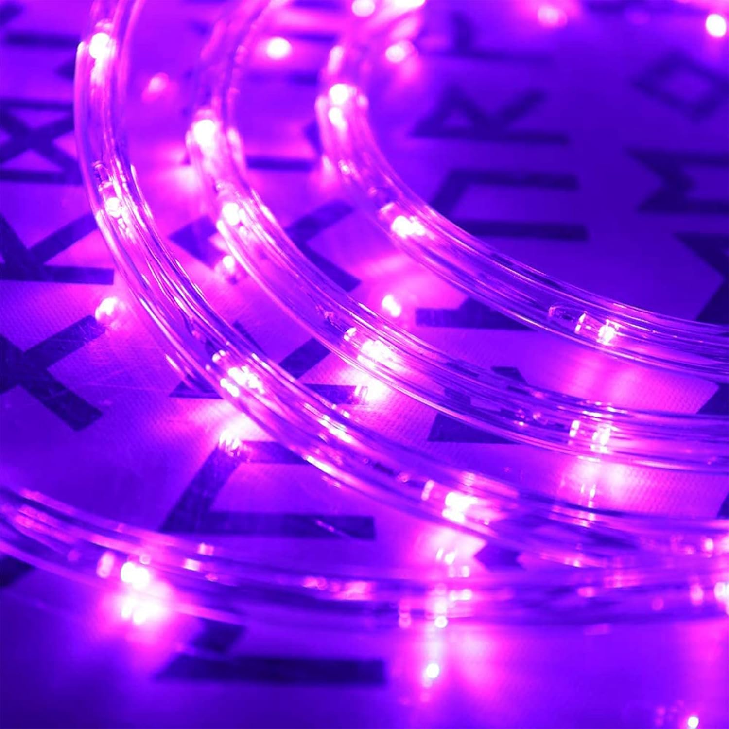 Skiennix 150ft LED Rope Lights - Waterproof, Flexible Tube Lighting with 8 Modes | Purple for Indoor & Outdoor Decor