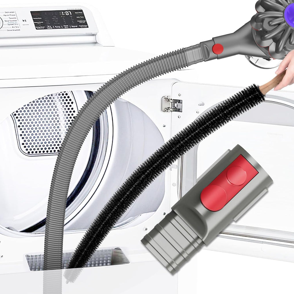 Sealegend Dryer Vent Cleaner Kit - 2 Flexible Brushes for Dyson V7, V8, V10, V11, V15 & More