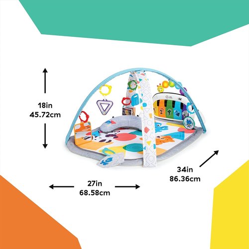 Baby Einstein Sea Dreams Soother - 4-in-1 Kickin' Tunes Music & Language Play Gym for Infants