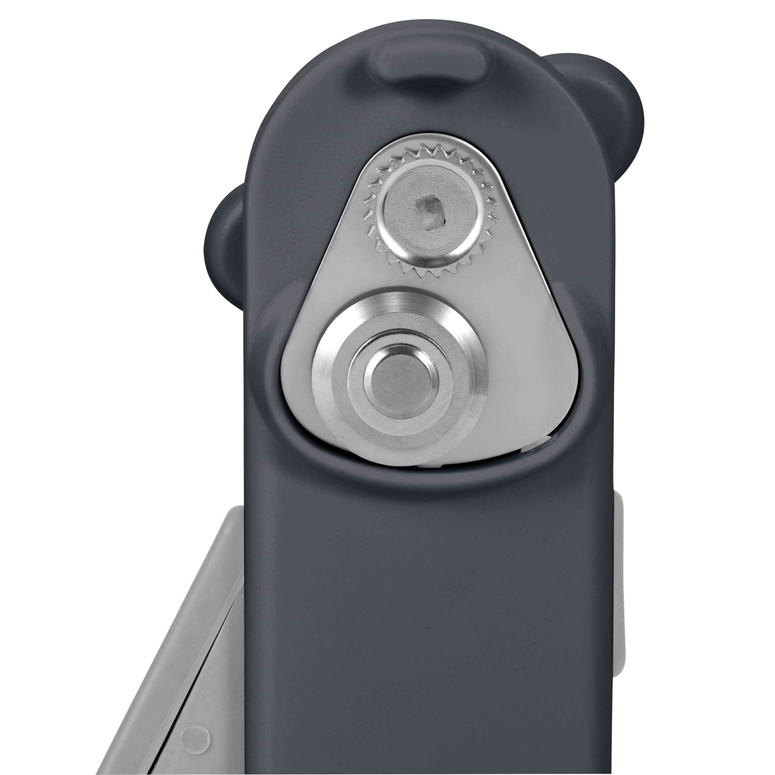 Culinare MagiCan Auto Tin Opener, Grey, Plastic/Stainless Steel, One Hand Operated Manual Can Opener with Clamp