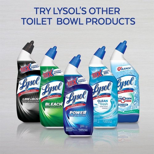 Lysol Cling Gel Toilet Bowl Cleaner - Country Scent | Powerful 24-Ounce Formula for Deep Cleaning