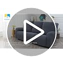 100% Waterproof Recliner Chair Cover - Stretch Washable Slipcover for Pets and Kids (Chocolate, 1 Seater)