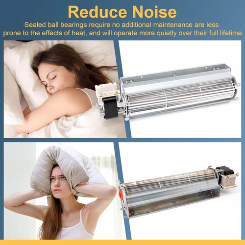 Desa Fireplace Blower Replacement - High-Performance Fan for GA3650, GA3750 Models | Durable Parts