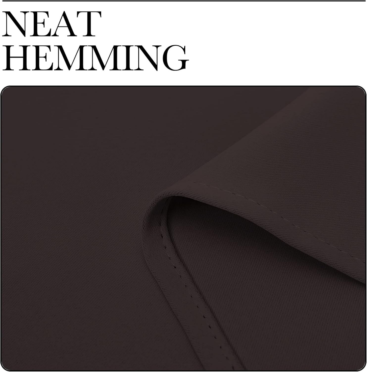 NICETOWN Blackout Curtains - Triple Weave Thermal Insulated Grommet Panels | 42" x 63", Toffee Brown