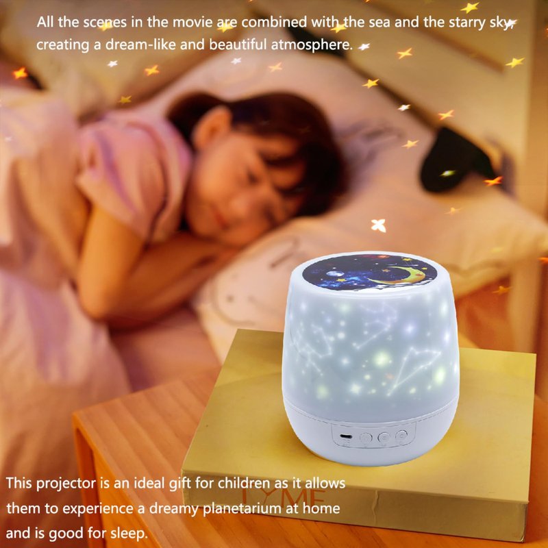 LytRdIt 21 Sets of Films, Kids Night Light Projector, Star Galaxy Projector with 360 Rotating for Kids Baby Girls, Birthday, Christmas, Nursery, Room Decor