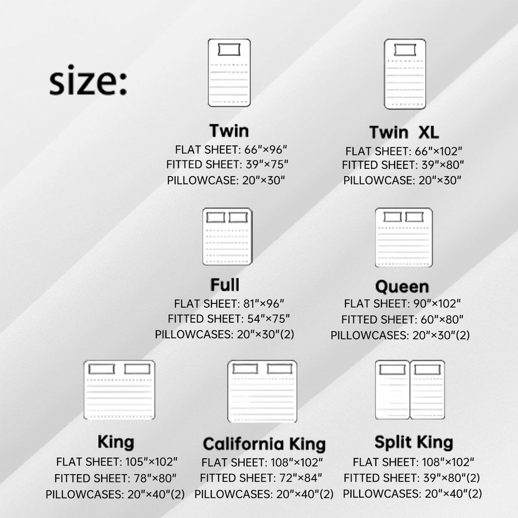 Skiennix Full Sheet Set - 4-Piece Soft Microfiber Bed Sheets | Deep Pocket, Cooling & Wrinkle-Free - White