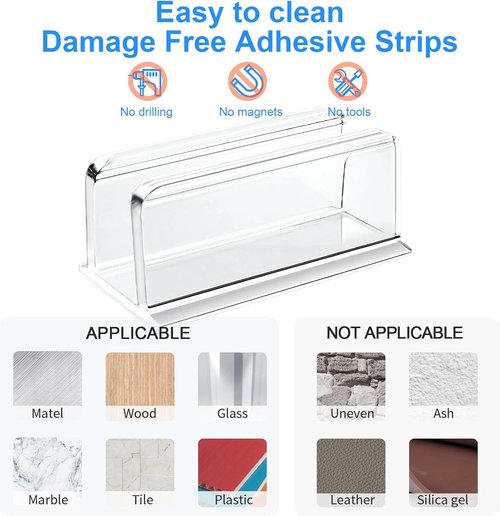 Govee Neon Rope Light Clips - 24 Pcs Clear Waterproof LED Strip Mounting Brackets | Adhesive Wall Holder