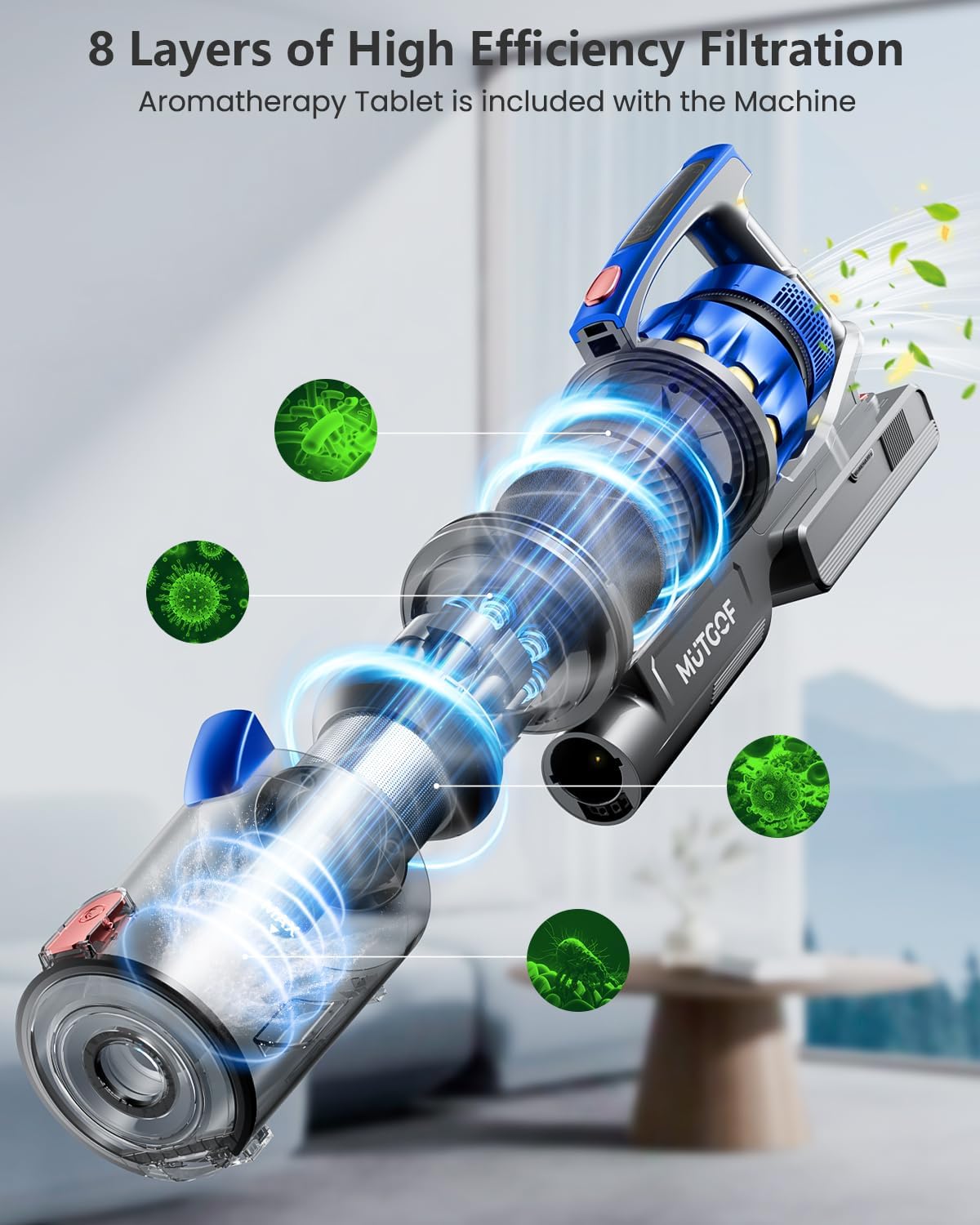 MUTGOF Sparkle 1 Cordless Vacuum Cleaner Replacment Battery Pack