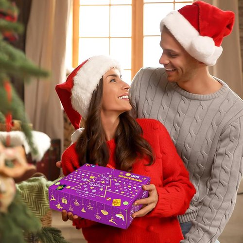 Advent Calendar | Unique 12 Days of Christmas Spa Gift Set for Women - Lavender Scented Candles, Mugs & More